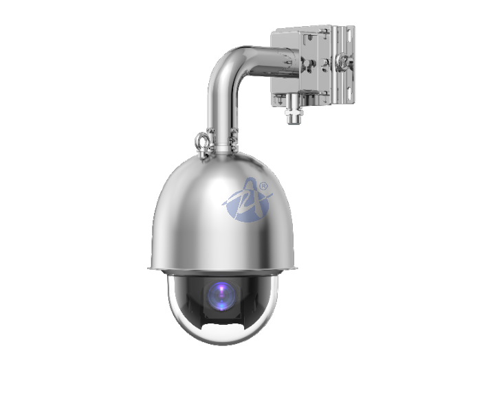 ATEX IECEx certified explosion proof PTZ speed dome camera with stainless steel housing